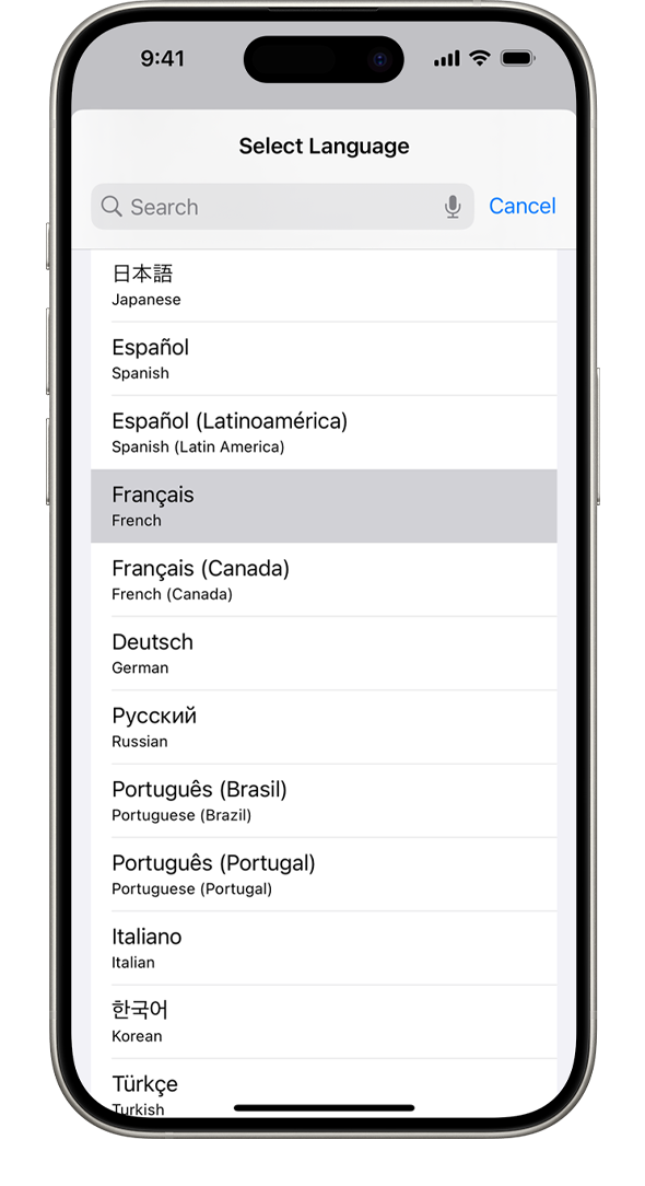 How to change language on iPhone